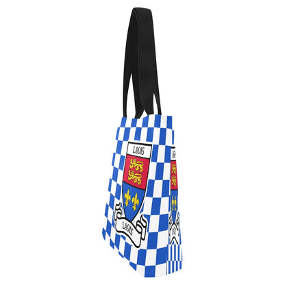 County Laois Chequered Canvas Tote Bag Set
