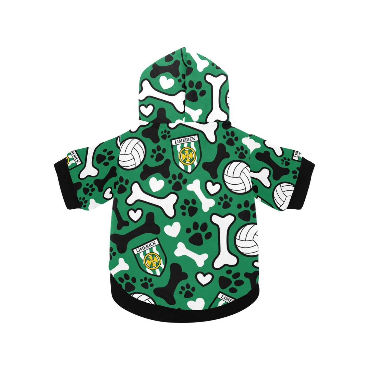 County Limerick Pooch Pattern Pet Hoodie