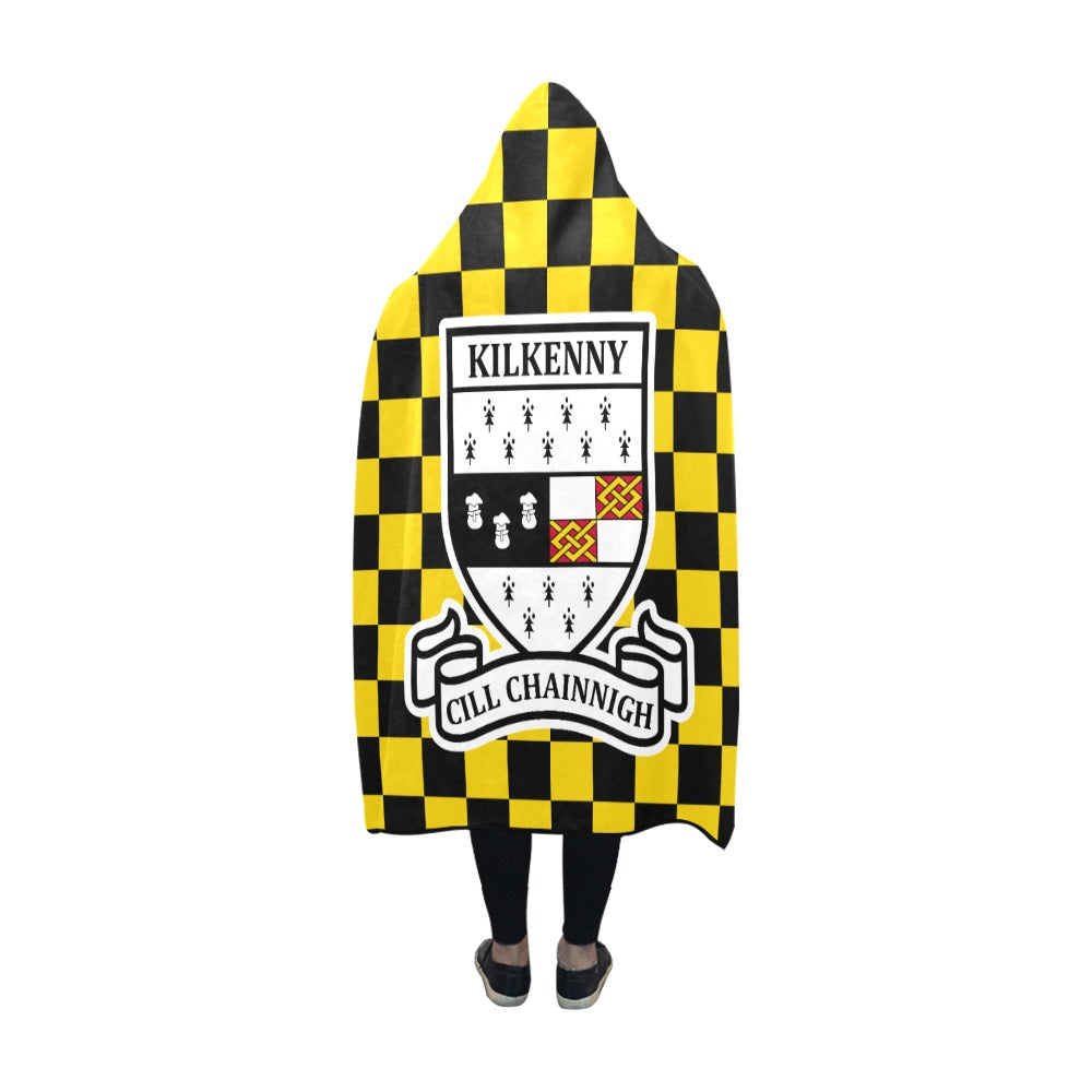 County Kilkenny Premium Chequered Hooded Blanket