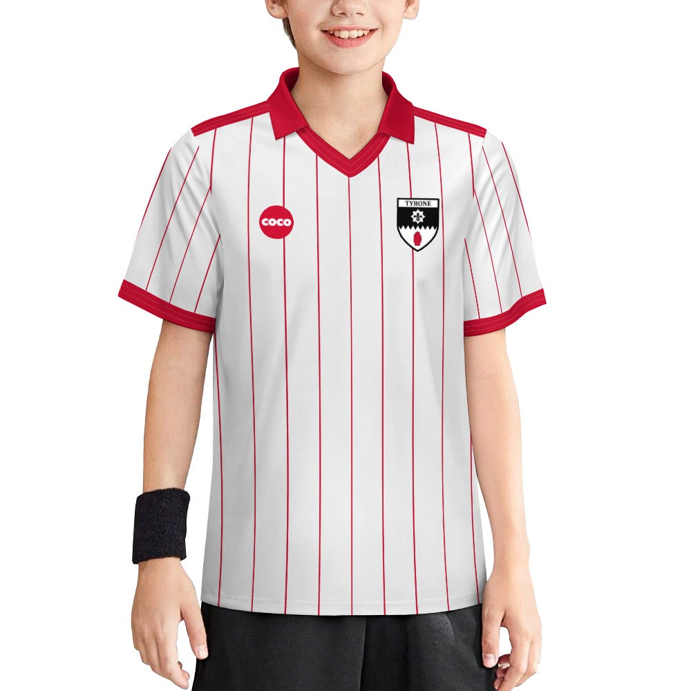 County Tyrone Retro Jersey Pinstripe - Kids