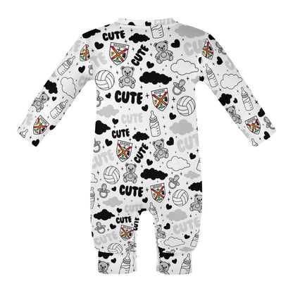 County Kildare Cute Baby Sleepsuit