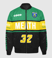 County Meath Vintage Quilted Bomber Jacket