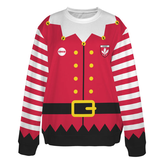 County Derry Novelty Ugly Sweater Elf