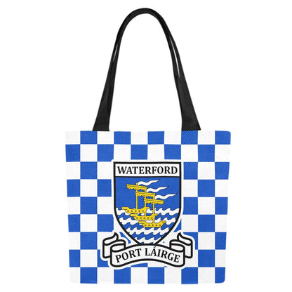County Waterford Chequered Canvas Tote Bag Set