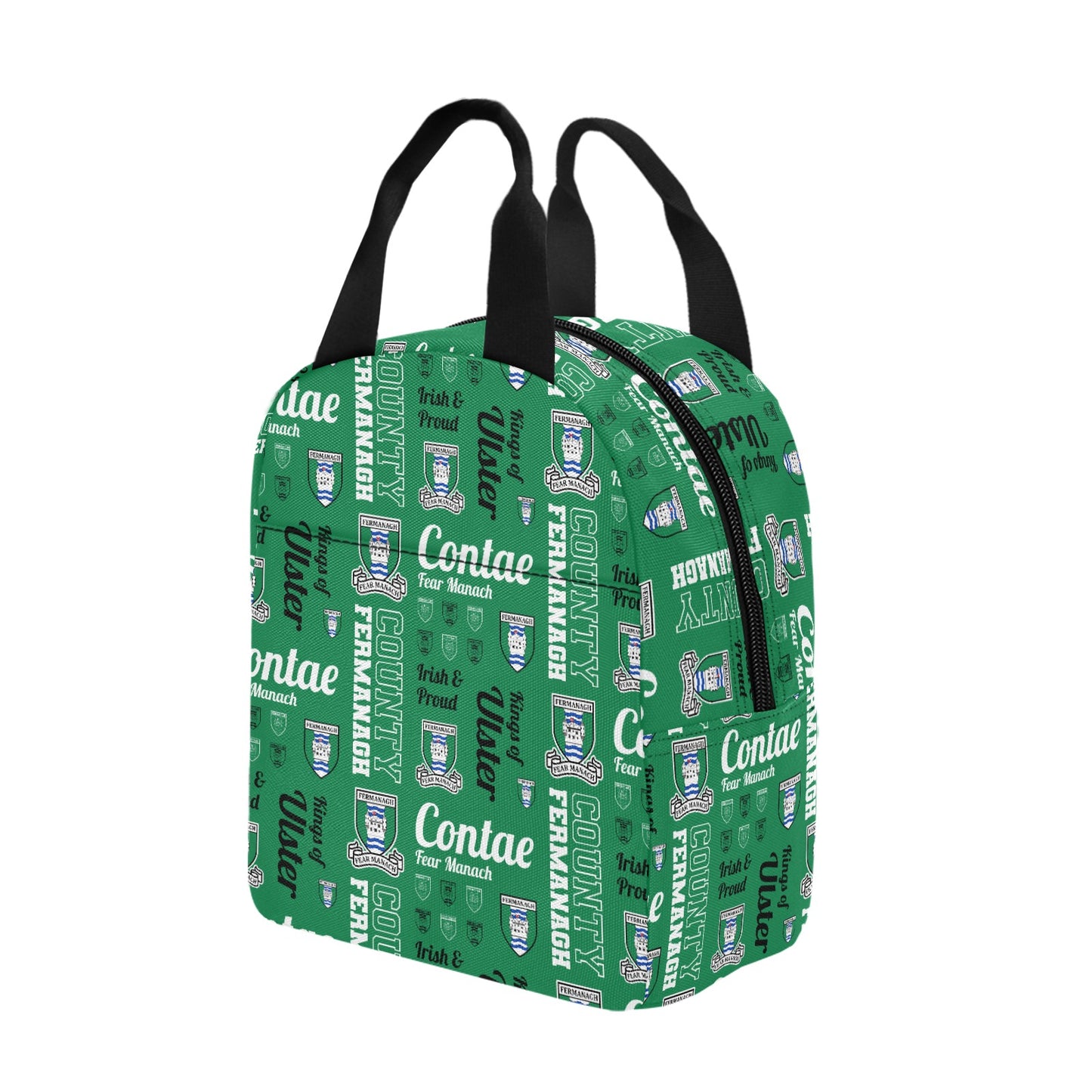 County Fermanagh Repeat Print Lunch Bag