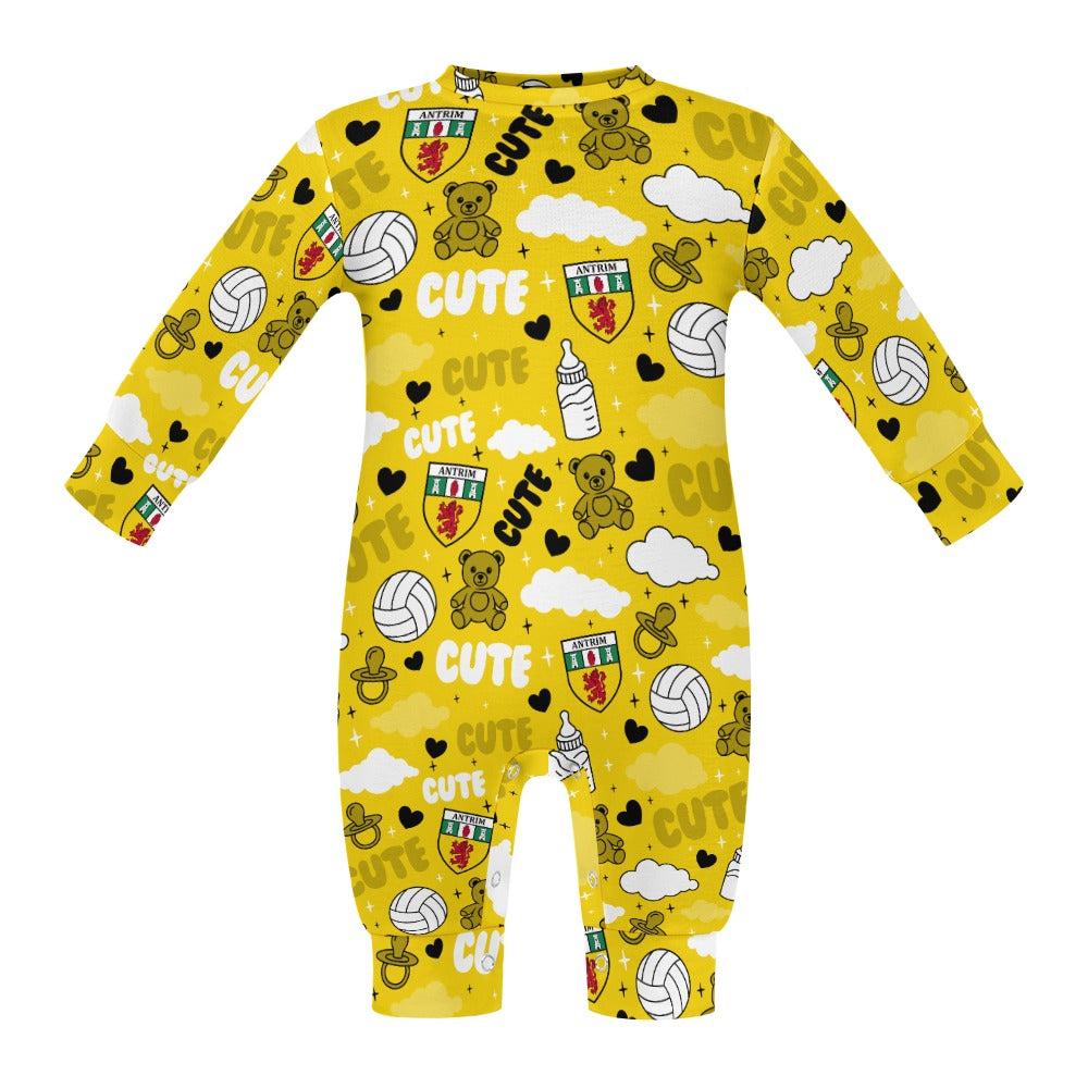 County Antrim Cute Baby Sleepsuit