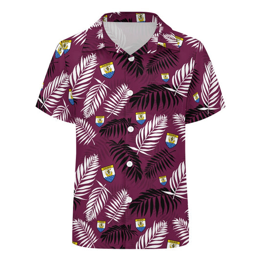 County Galway Hawaiian Button Up Shirt - Kids