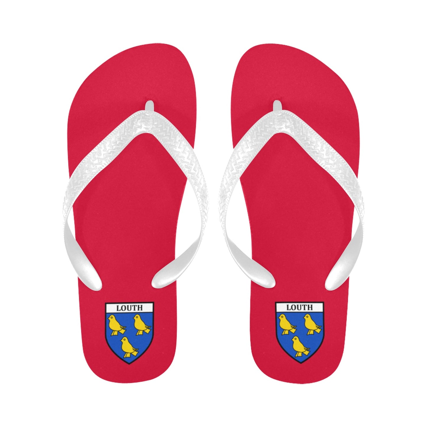 County Louth Classic Crest Flip Flops