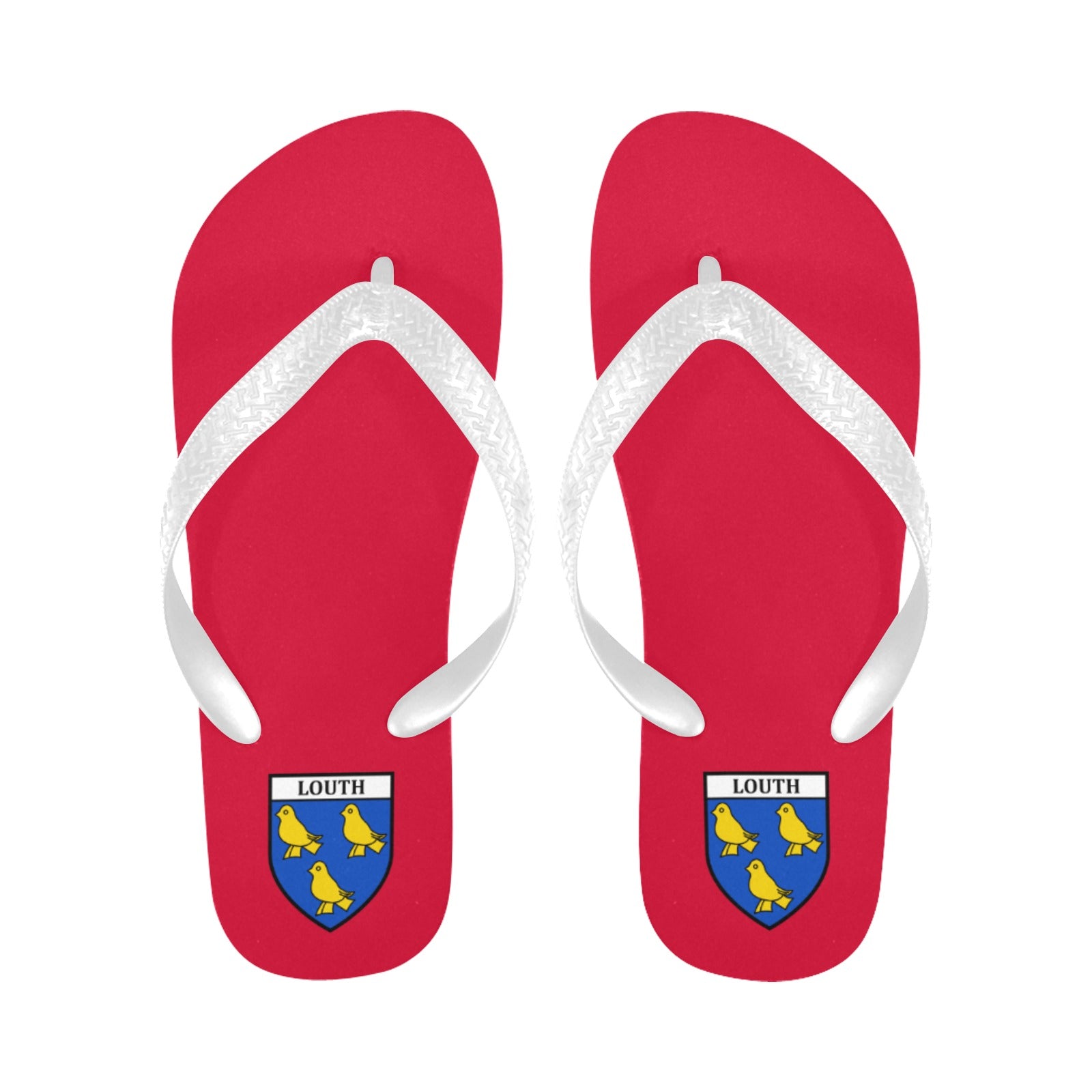 County Louth Classic Crest Flip Flops