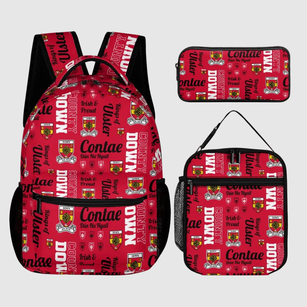 County Down Backpack, Lunch Bag & Pencil Case Set