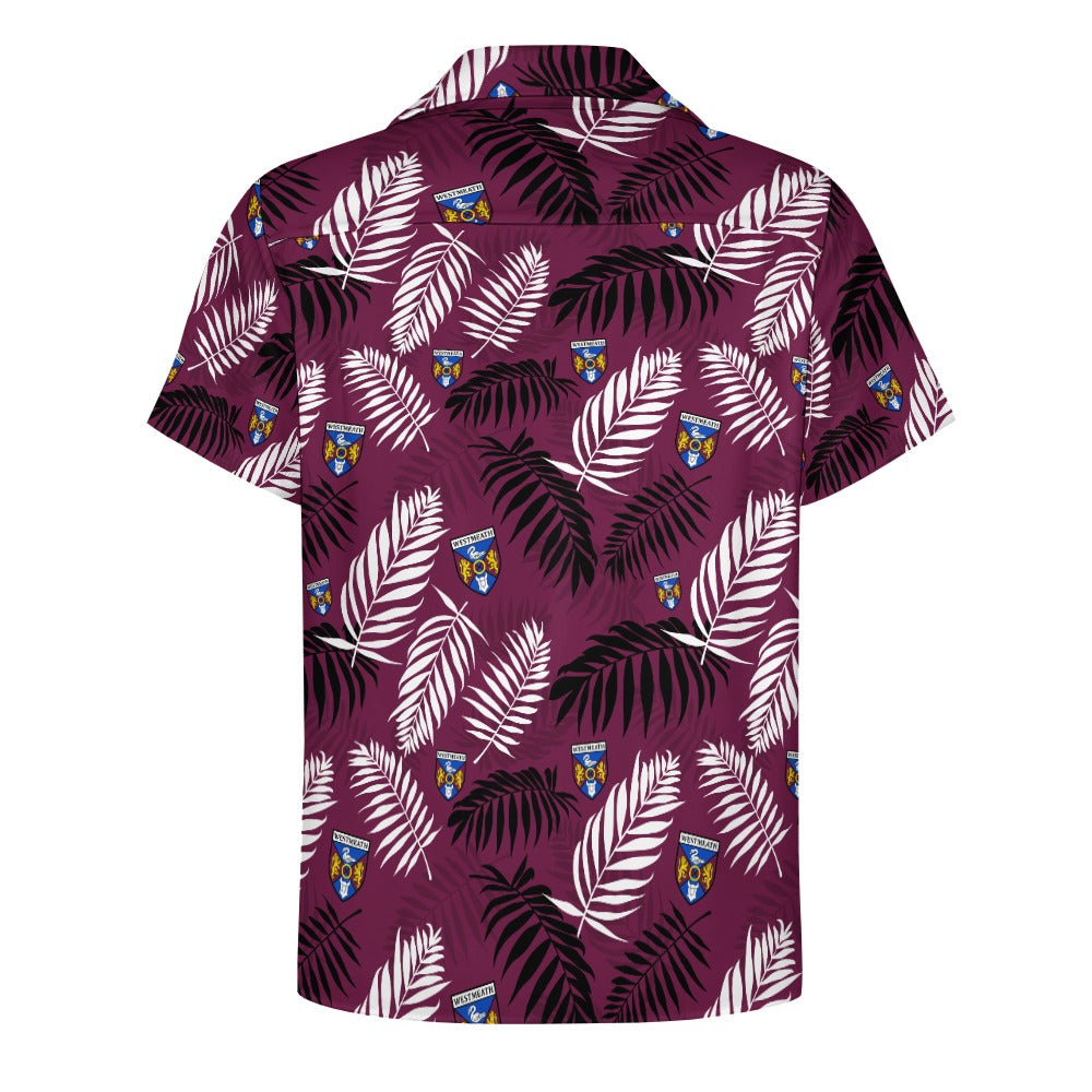County Westmeath Hawaiian Button Up Shirt - Adults