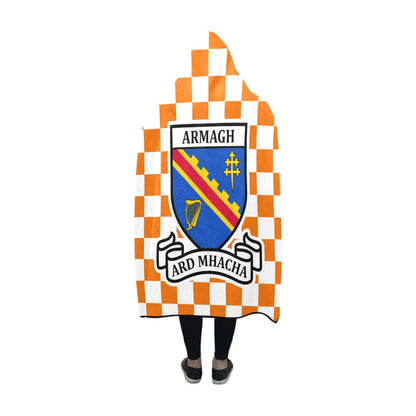 County Armagh Premium Chequered Hooded Blanket