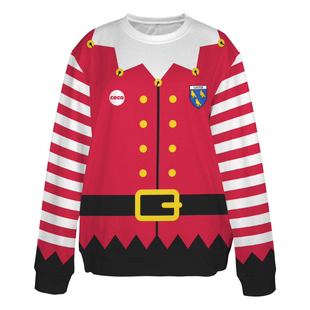 County Louth Novelty Ugly Sweater Elf