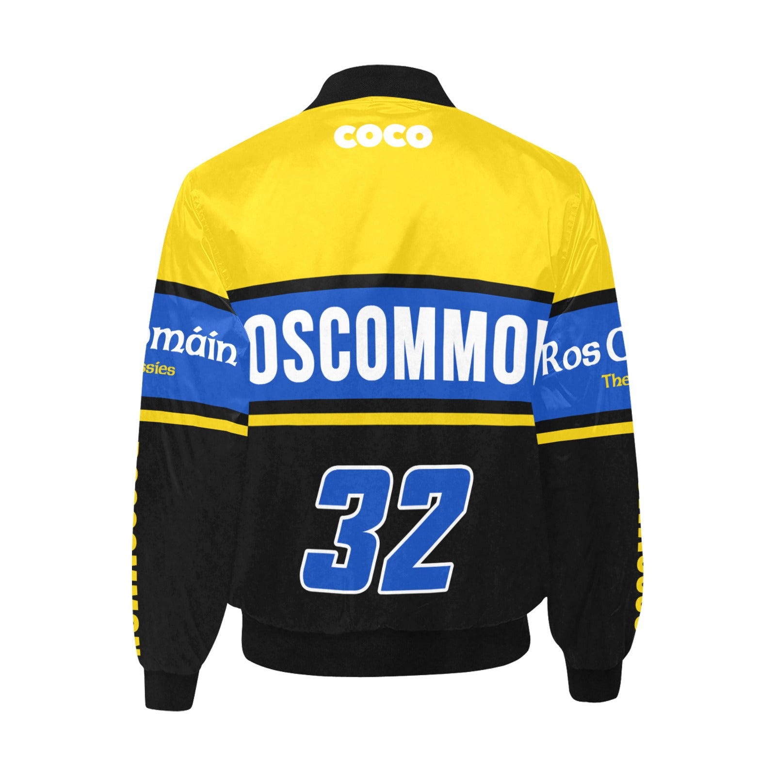 County Roscommon Vintage Quilted Bomber Jacket