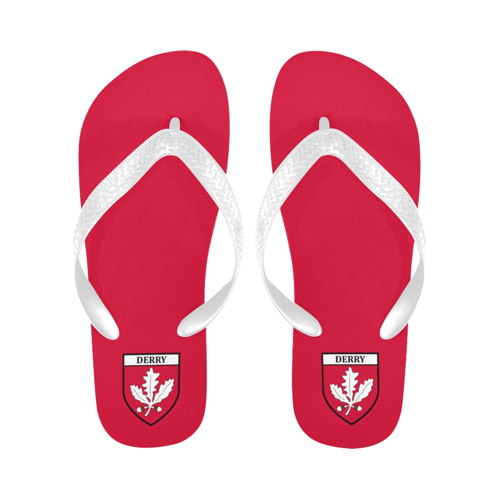 County Derry Classic Crest Flip Flops