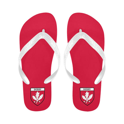 County Derry Classic Crest Flip Flops