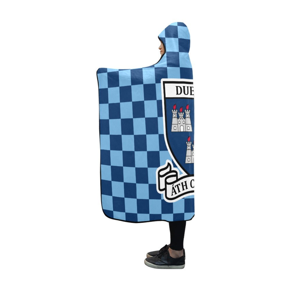 County Dublin Premium Chequered Hooded Blanket