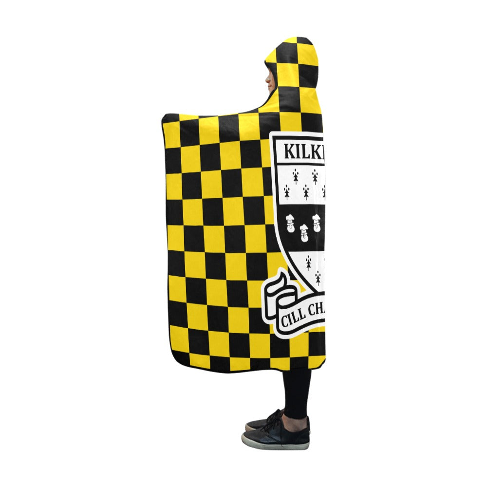 County Kilkenny Premium Chequered Hooded Blanket