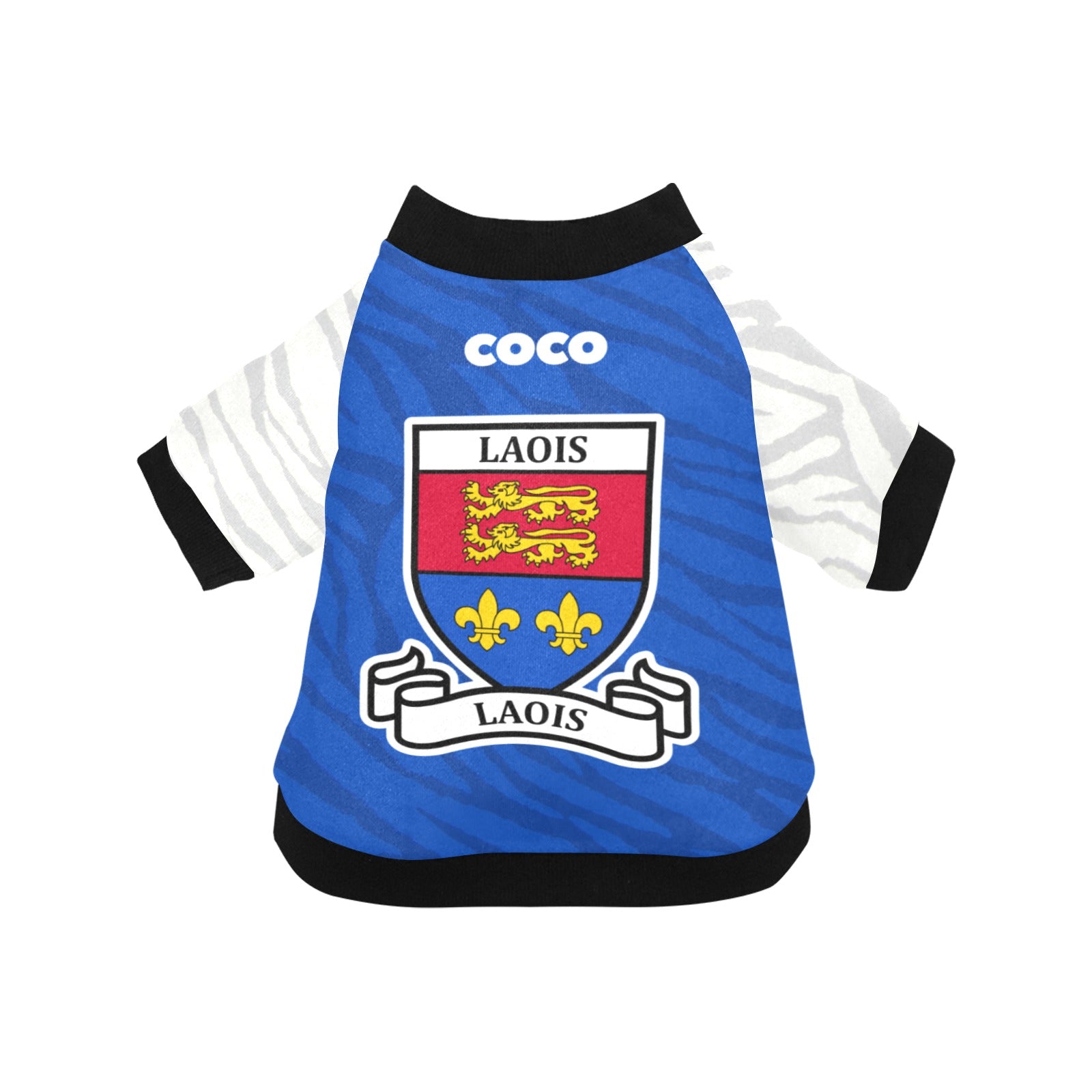 County Laois Jersey Inspired Pet Shirt