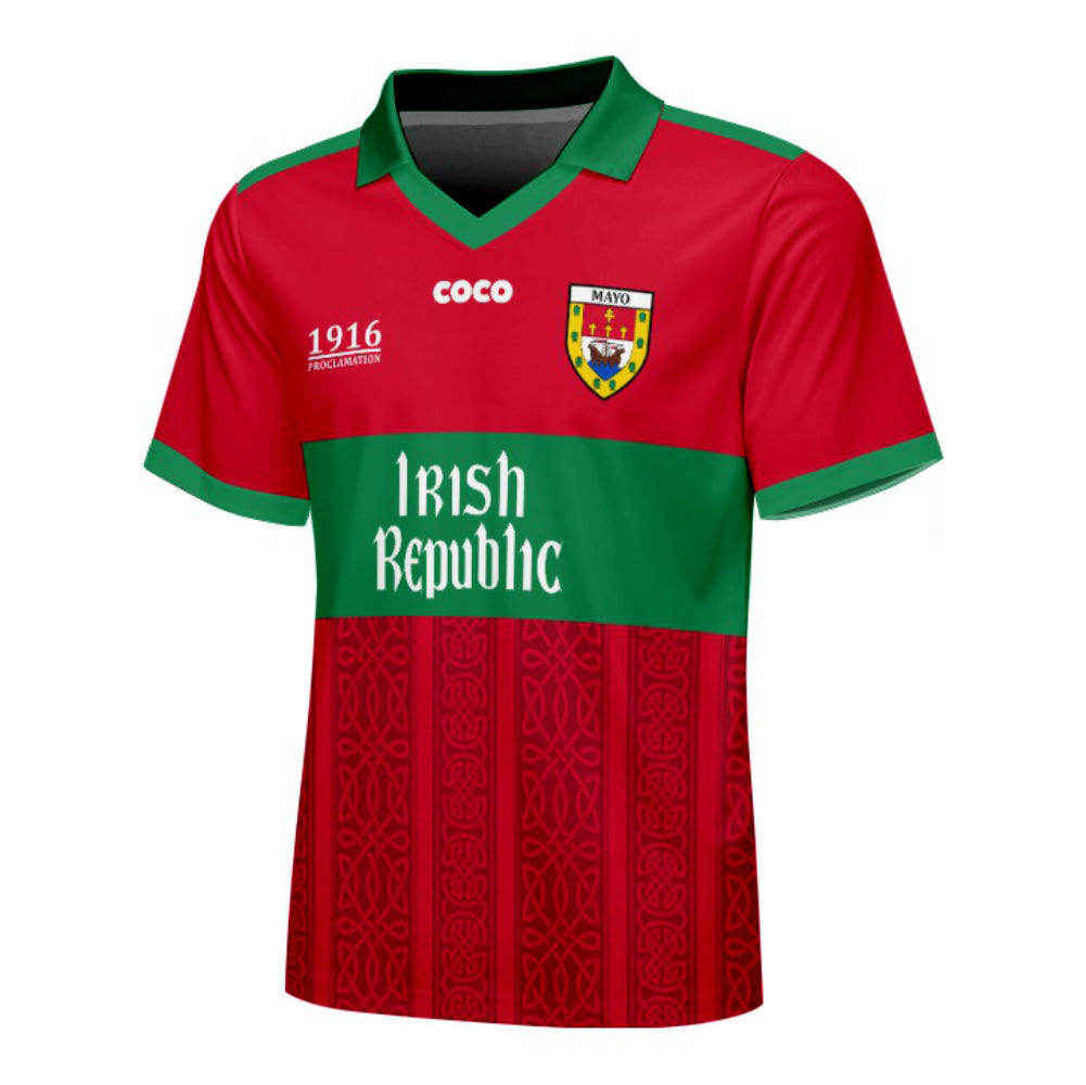 County Mayo Irish Republic Jersey - Kids Age 9-10