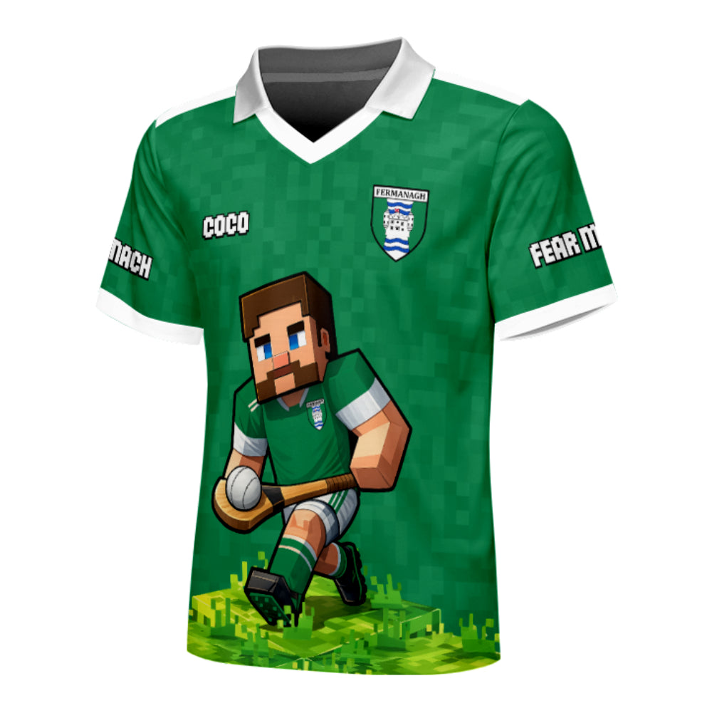 County Fermanagh Little Legends Jersey - Kids White1
