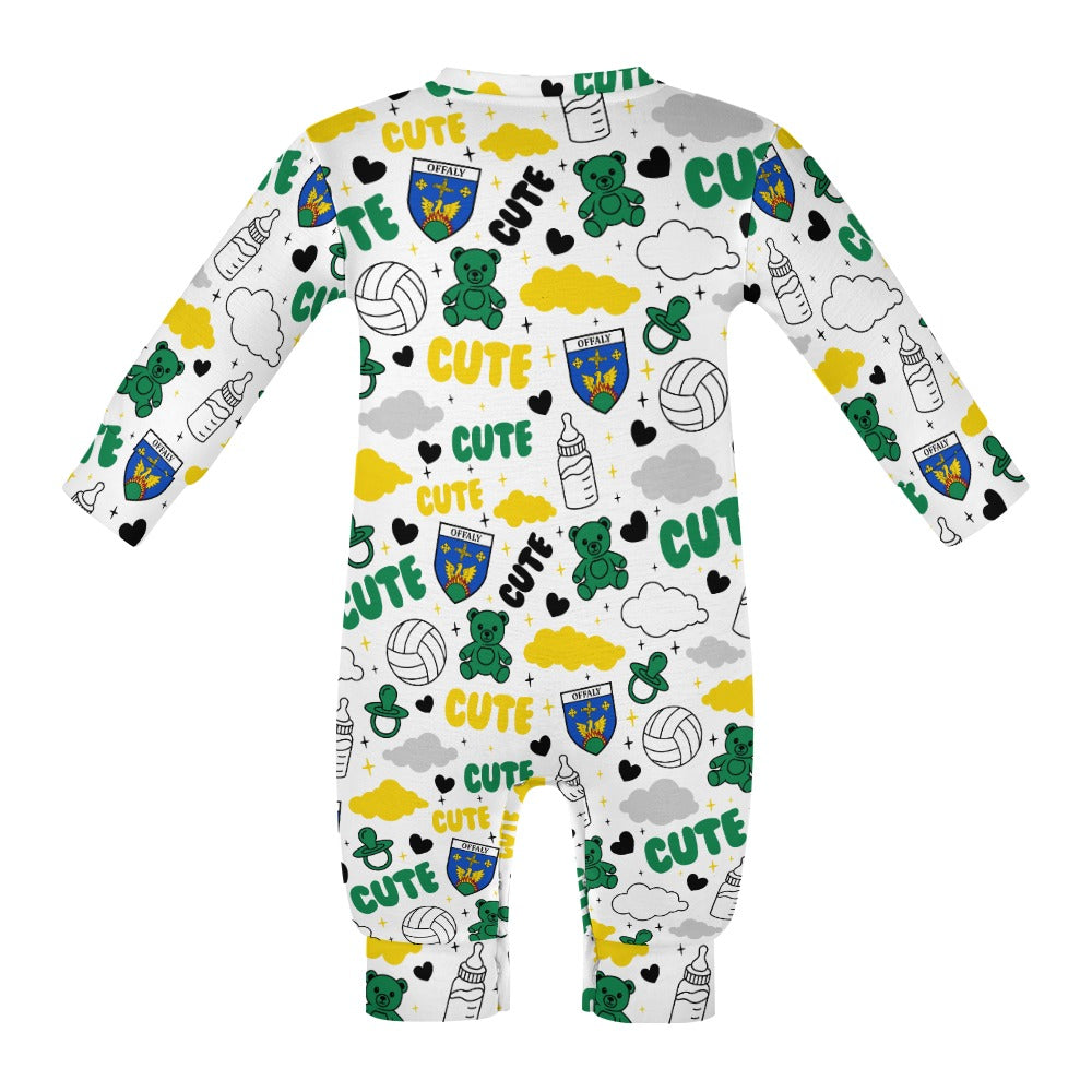 County Offaly Cute Baby Sleepsuit