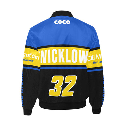 County Wicklow Vintage Quilted Bomber Jacket