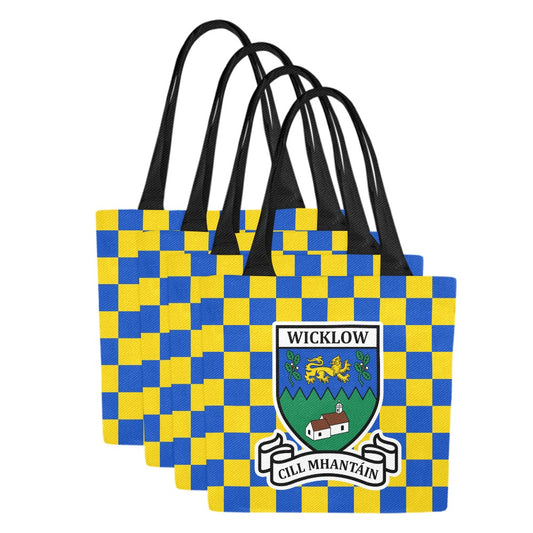 County Wicklow Chequered Canvas Tote Bag Set