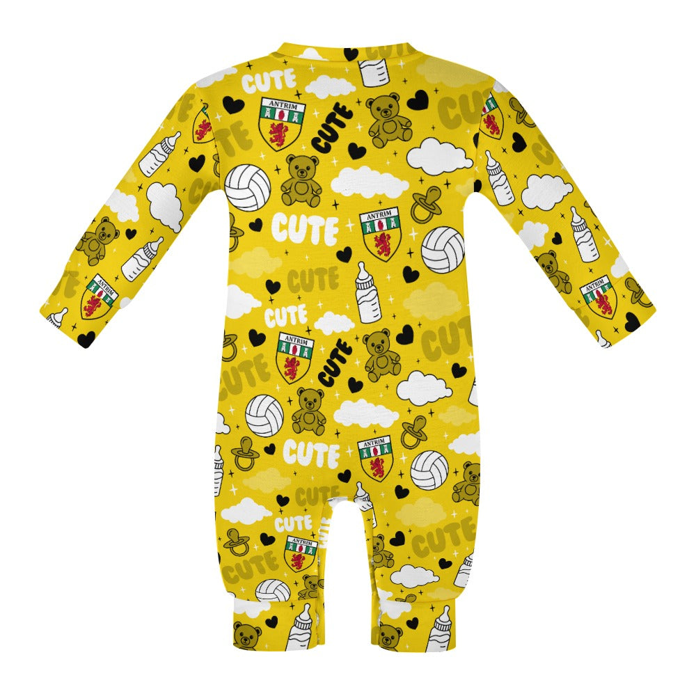 County Antrim Cute Baby Sleepsuit