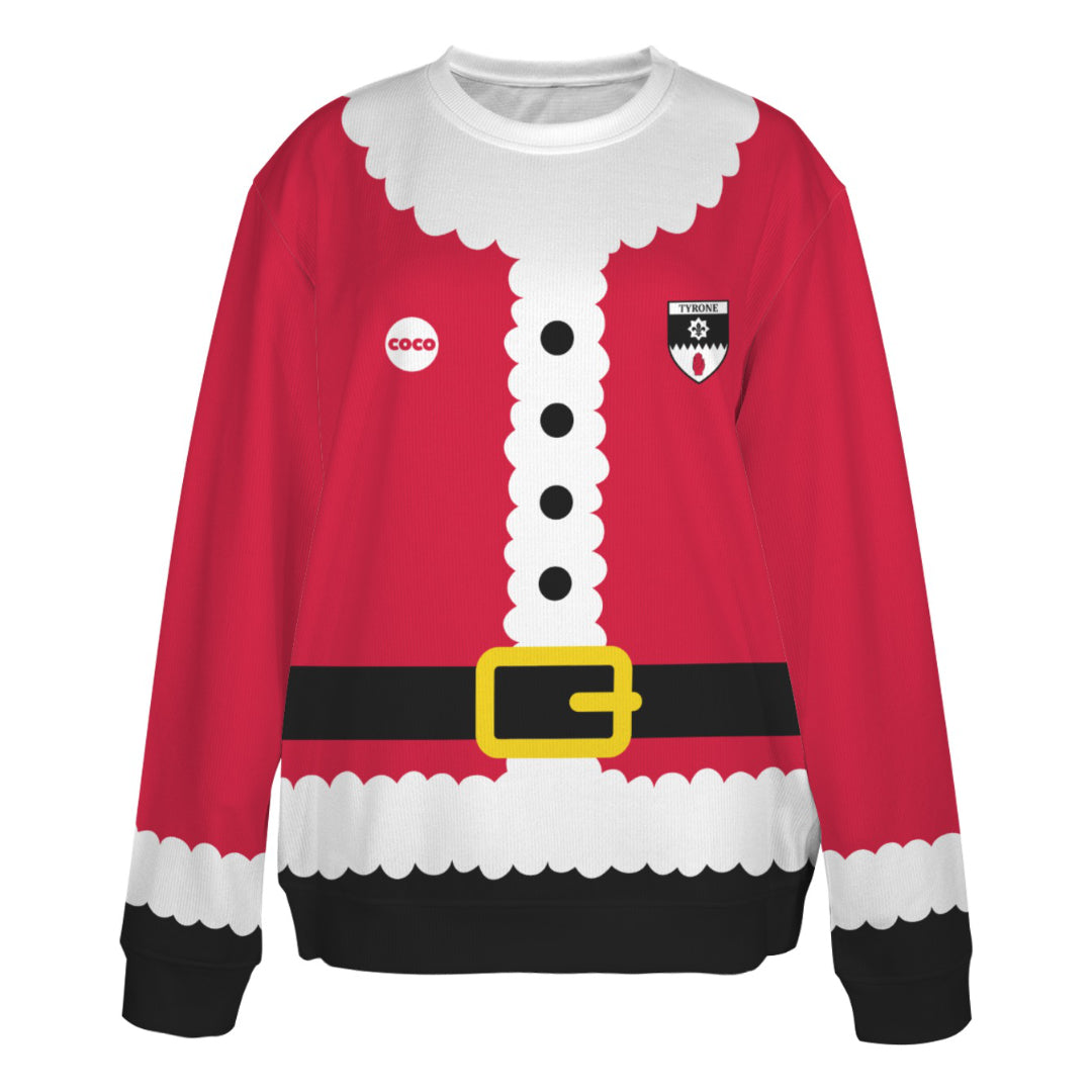 County Tyrone Novelty Ugly Sweater Santa