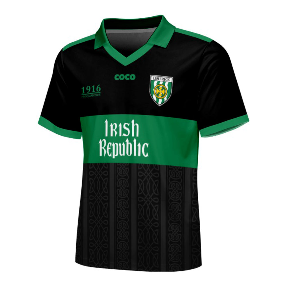 County Limerick Irish Republic Jersey - Kids Age 9-10