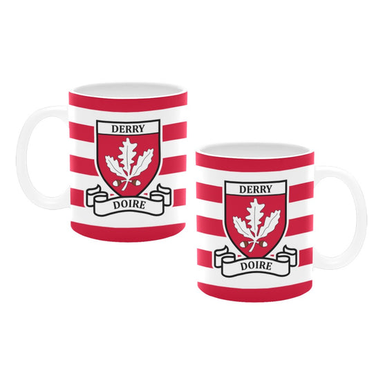 County Derry Retro Stripes Mug