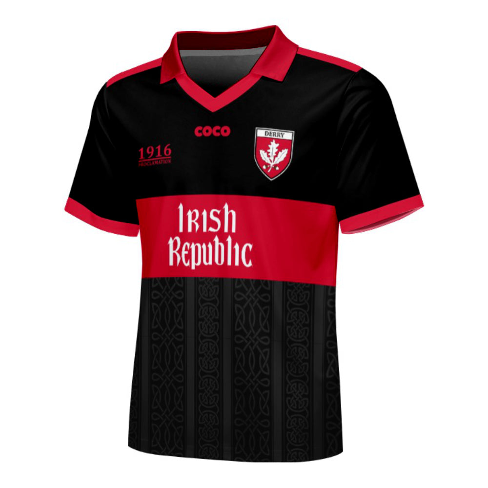 County Derry Irish Republic Jersey - Kids Age 9-10