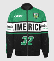 County Limerick Vintage Quilted Bomber Jacket