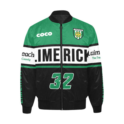 County Limerick Vintage Quilted Bomber Jacket 5XL