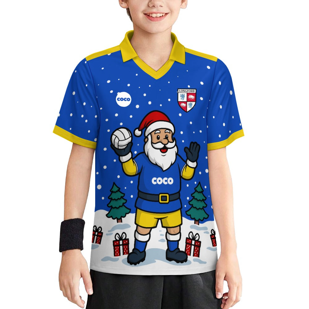 County Longford Christmas Jersey - Kids
