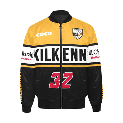 County Kilkenny Vintage Quilted Bomber Jacket 5XL