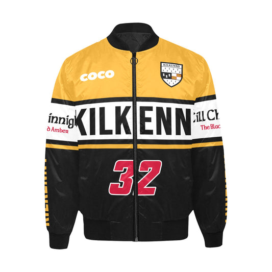 County Kilkenny Vintage Quilted Bomber Jacket 5XL