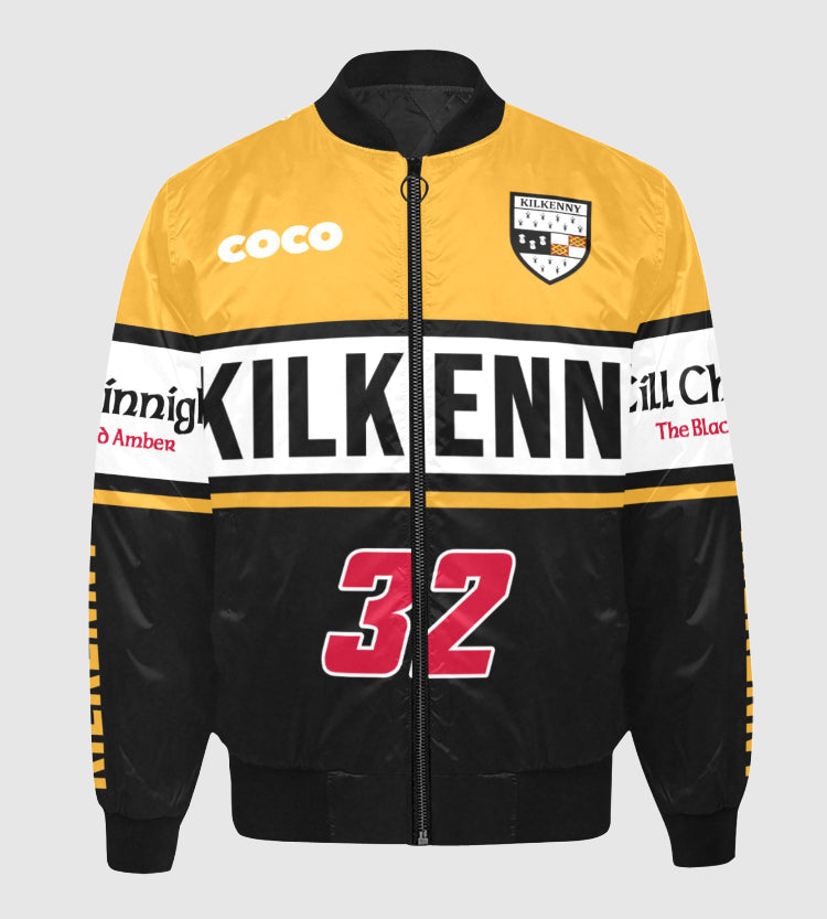 County Kilkenny Vintage Quilted Bomber Jacket