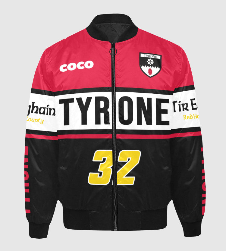 County Tyrone Vintage Quilted Bomber Jacket