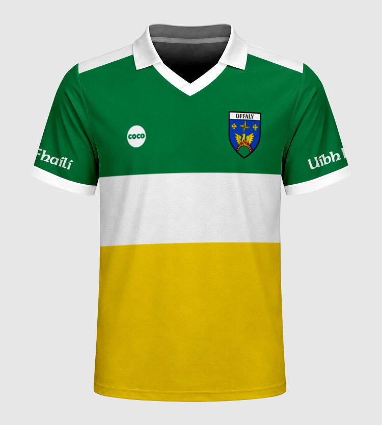 County Offaly Retro Jersey Home - Kids