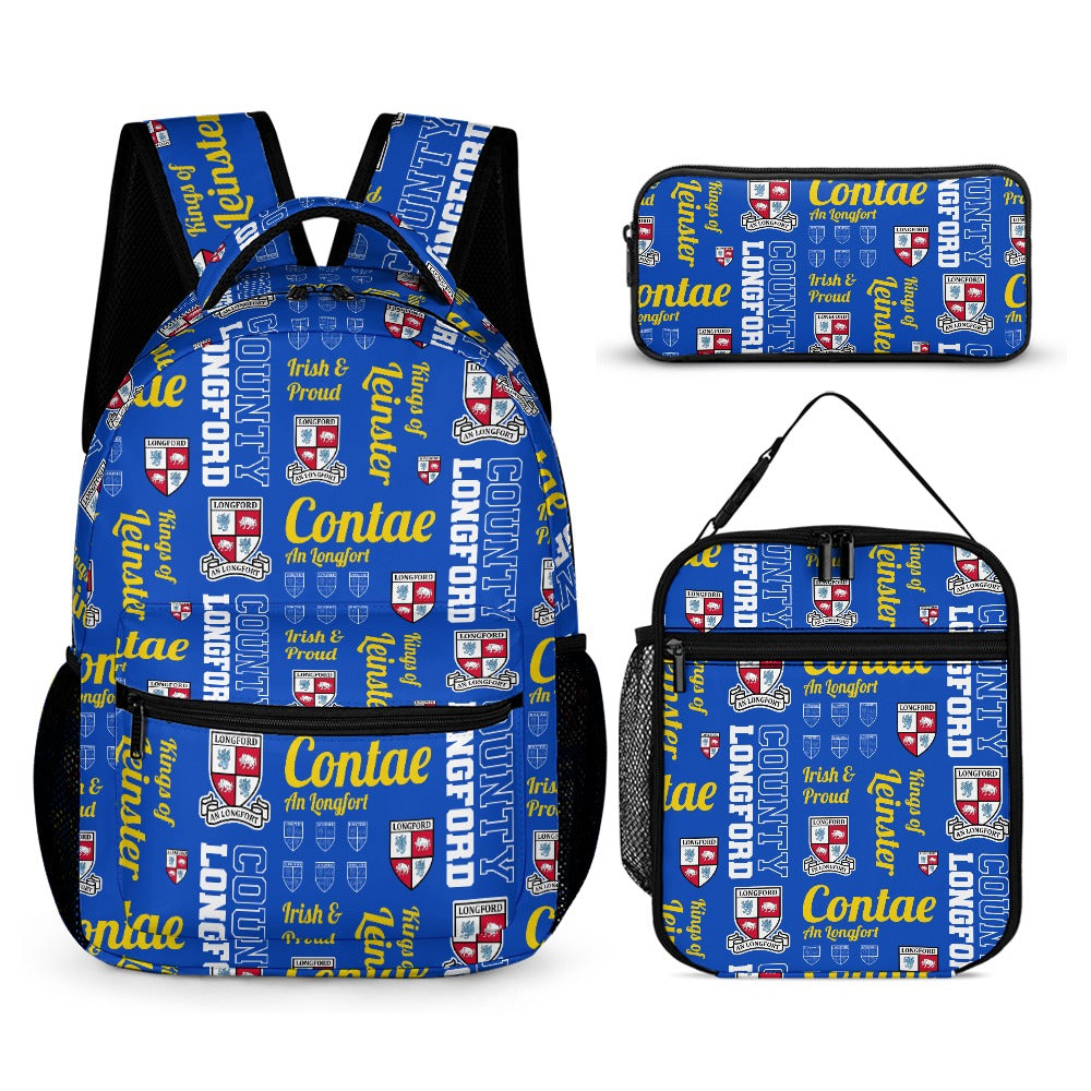 County Longford Backpack, Lunch Bag & Pencil Case Set