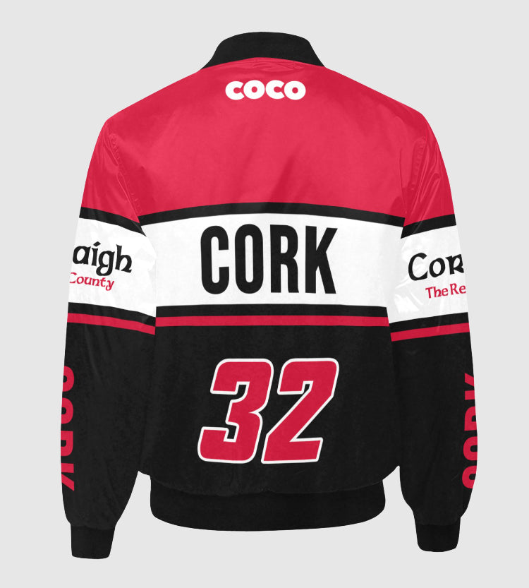 County Cork Vintage Quilted Bomber Jacket