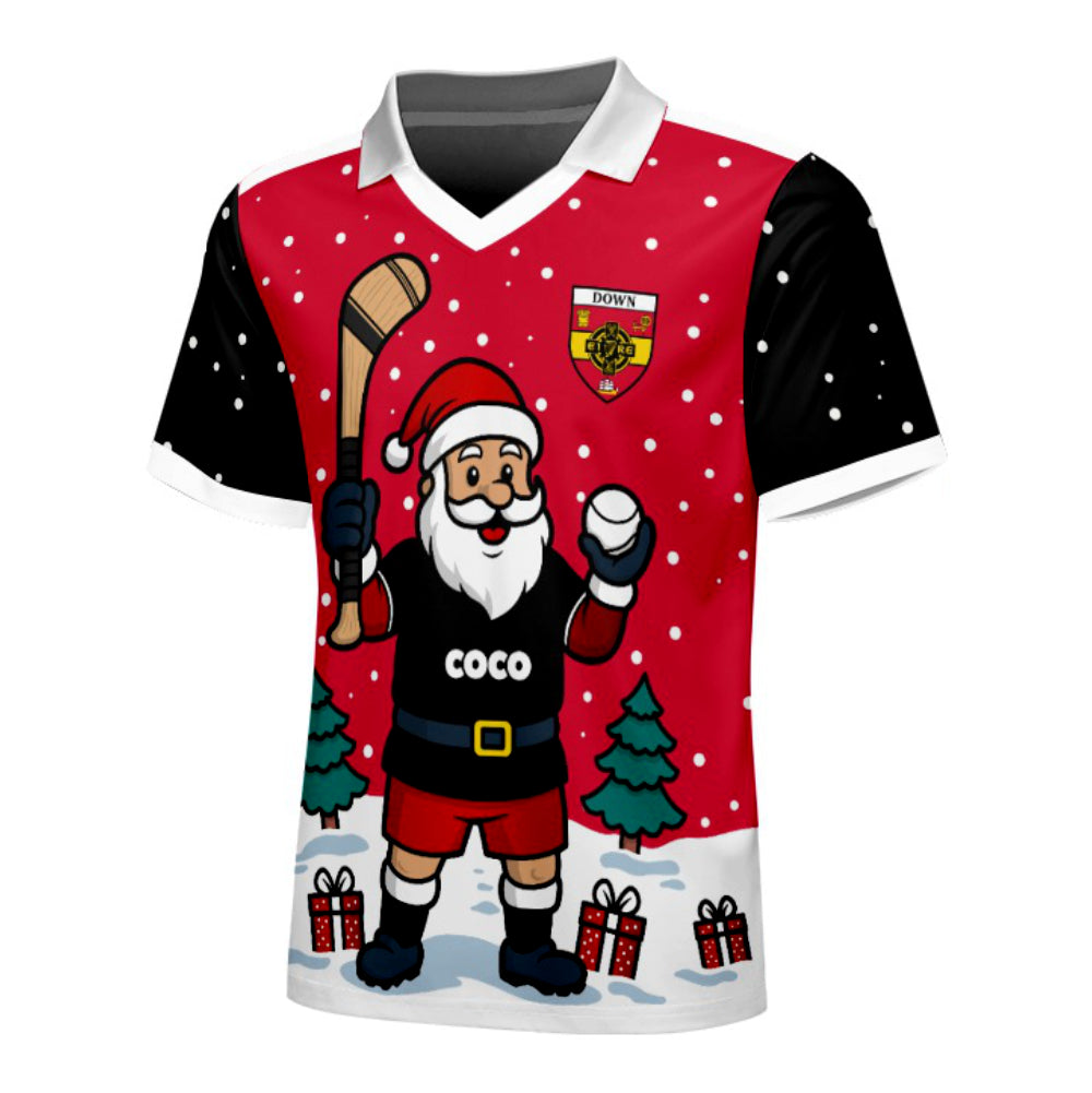 County Down Christmas Jersey - Kids Hurling