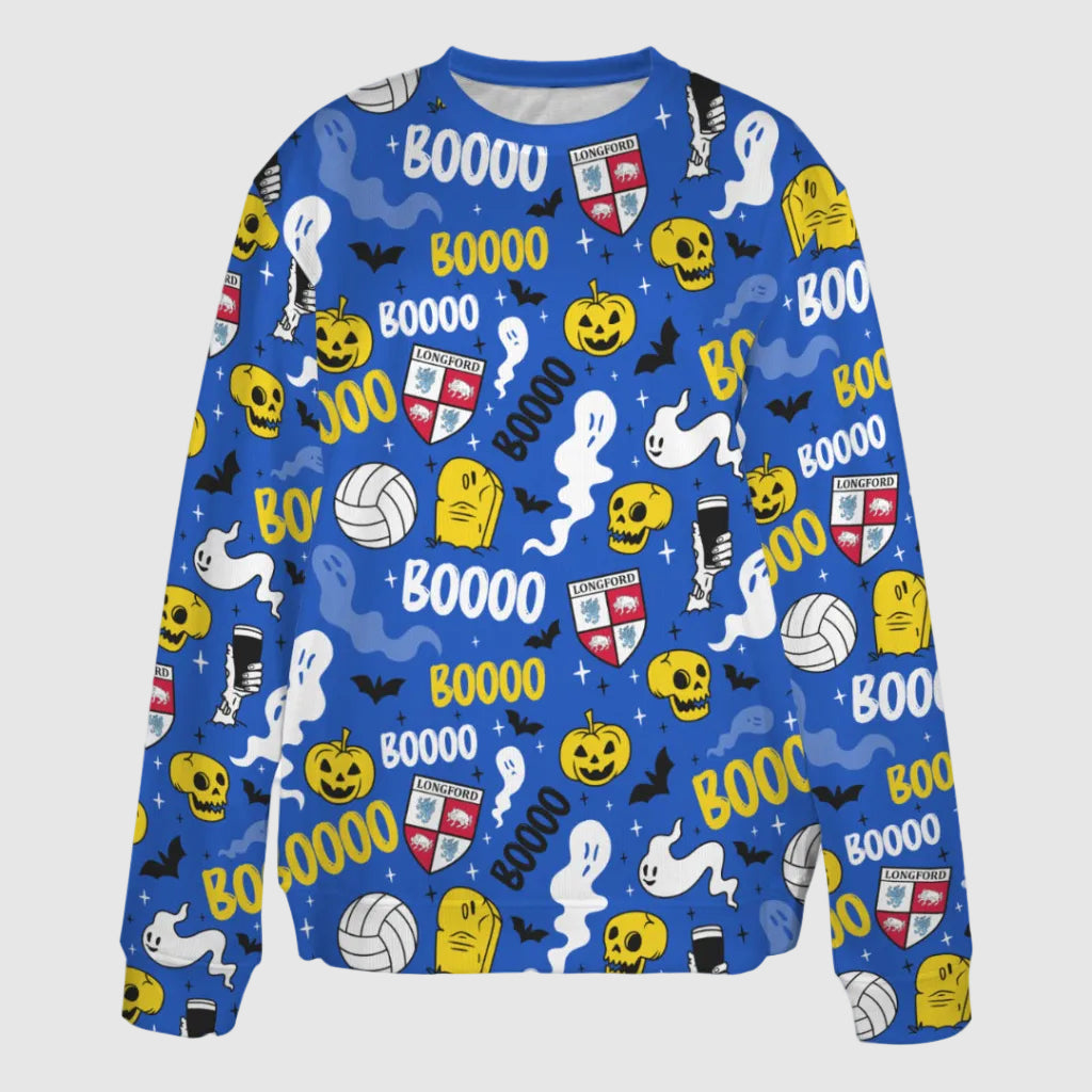 County Longford Ghostly Halloween Sweater