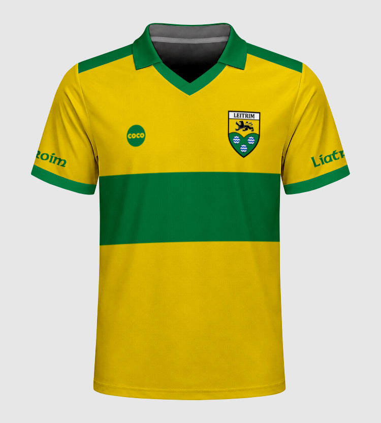 County Leitrim Retro Jersey Away - Kids