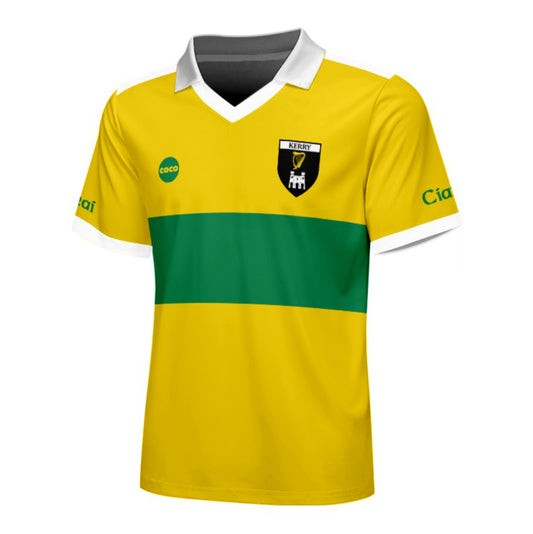 County Kerry Retro Jersey Away - Kids Age 9-10