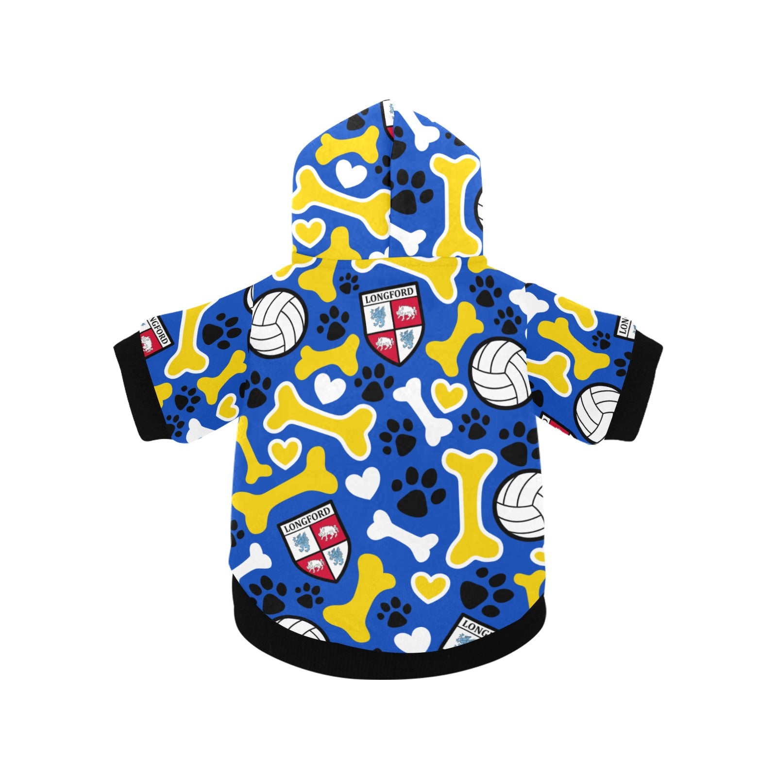 County Longford Pooch Pattern Pet Hoodie