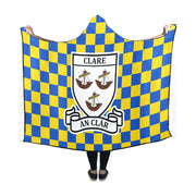County Clare Premium Chequered Hooded Blanket