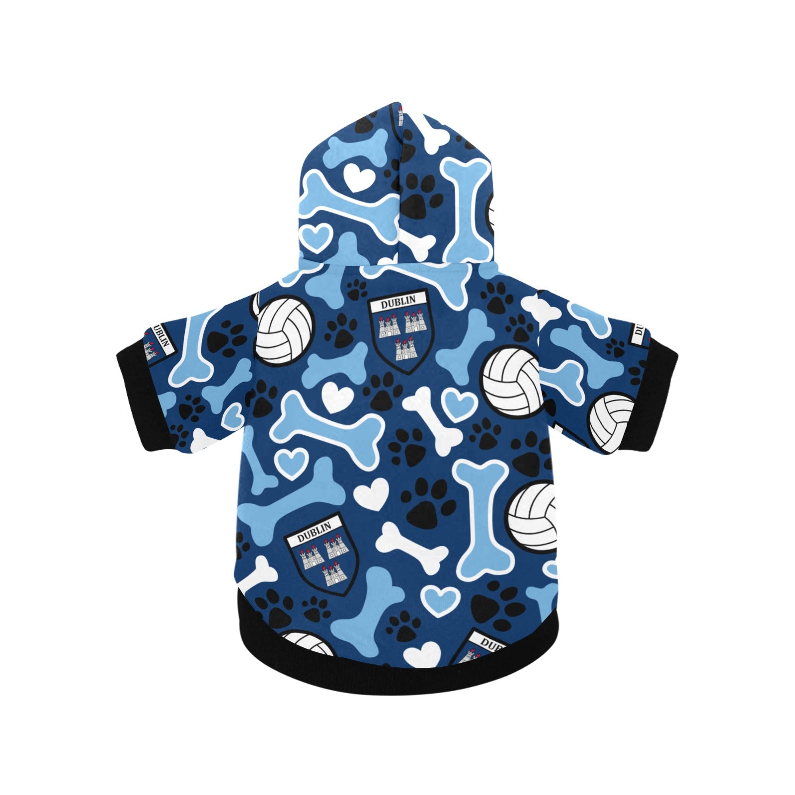County Dublin Pooch Pattern Pet Hoodie